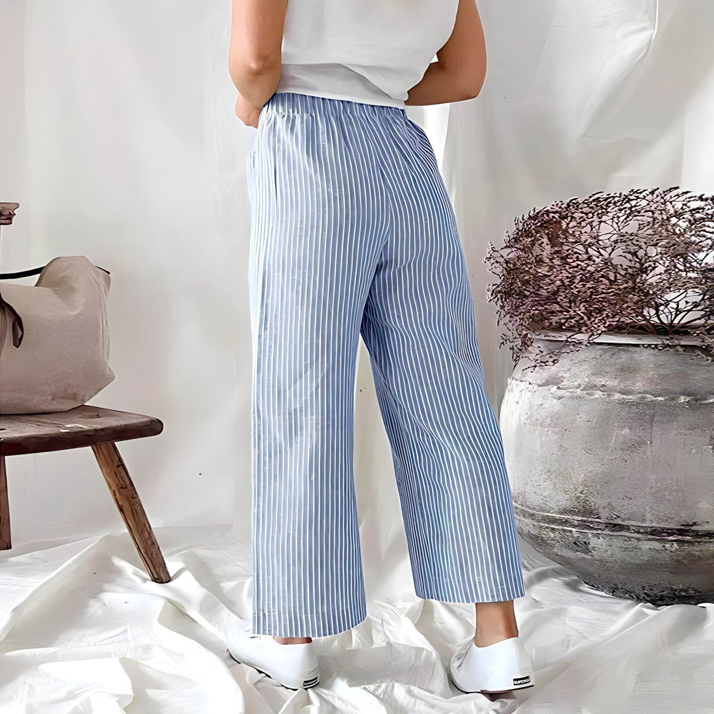 Lila - Comfortabele Gebreide Broek voor Dames