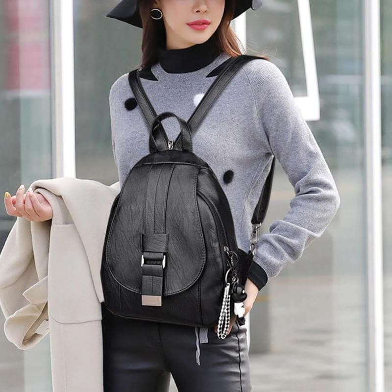 Leren rugzak voor dames | Carolyn