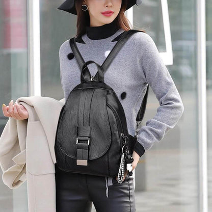 Leren rugzak voor dames | Carolyn