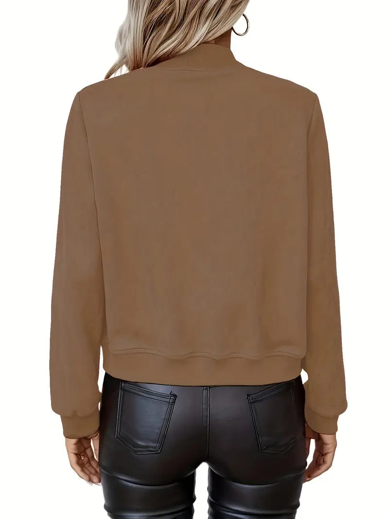 Belina - Solid Rits Voor Eenvoudig Jasje