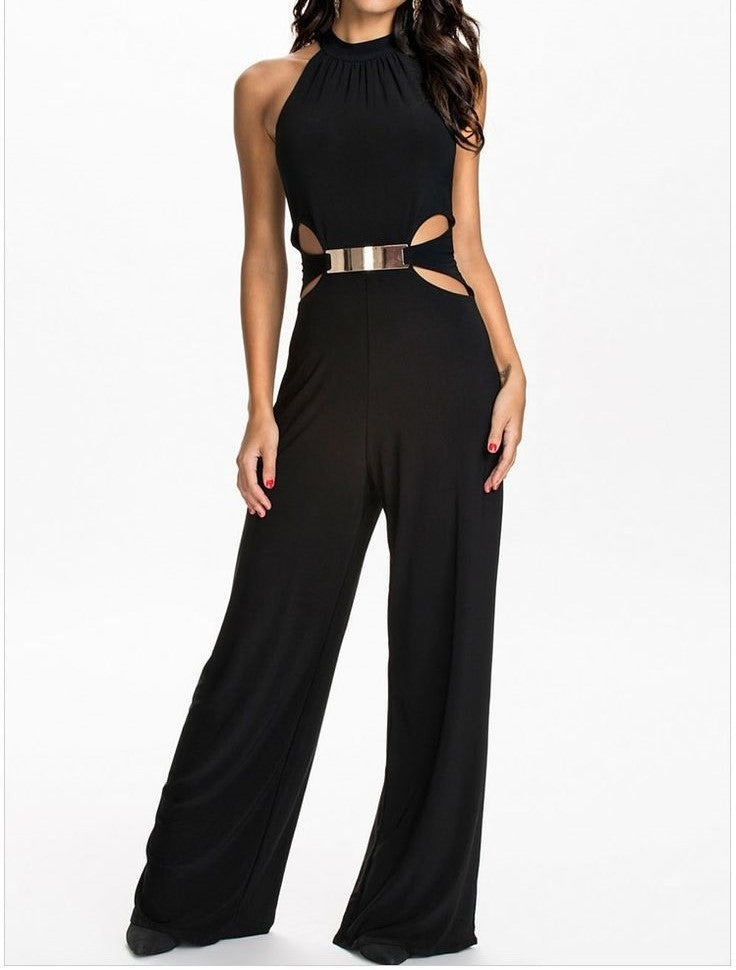 Ethyle - Elegante rugloze jumpsuit