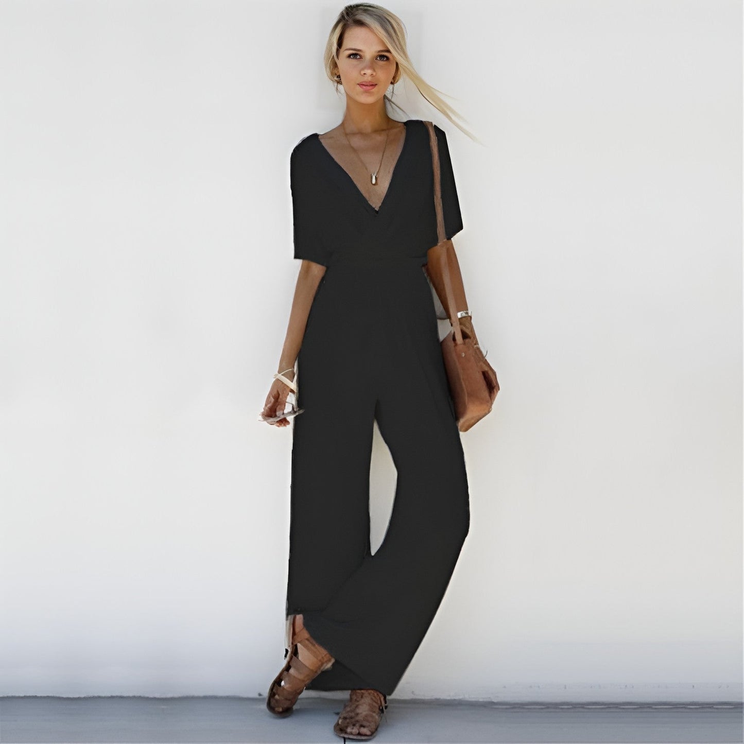 Jolijn Boho Jumpsuit Diepe V-hals