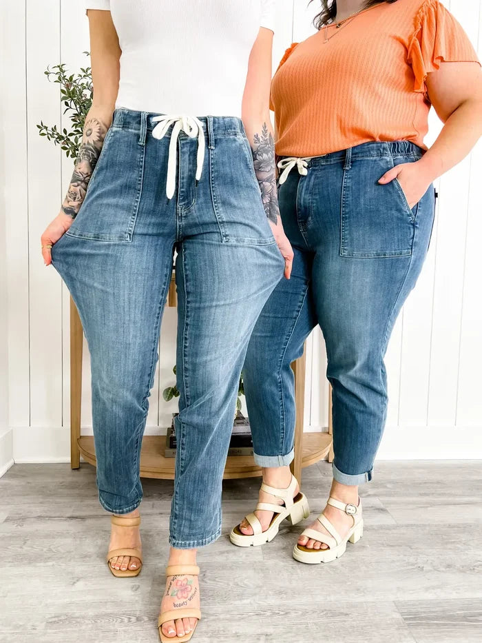 Damesjeans in joggingstijl - Miley