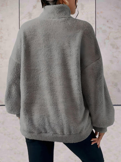 Jett -  Faux coltrui met zakken aan de voorkant