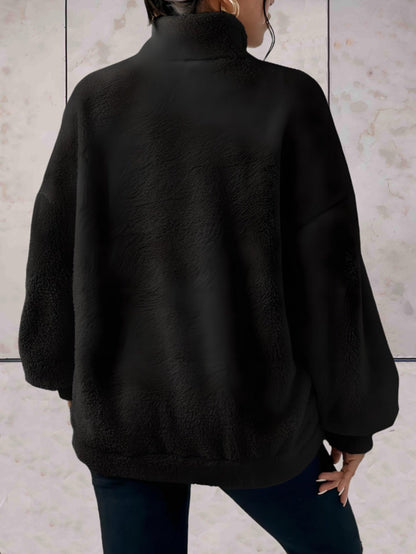 Jett -  Faux coltrui met zakken aan de voorkant