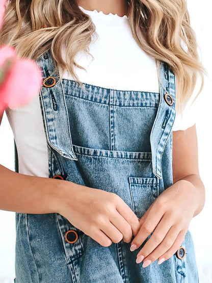 Phillis - Denim Overall