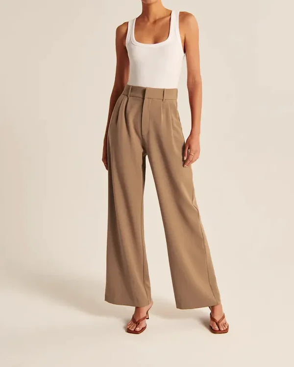 Broek met wijde pijpen voor Dames