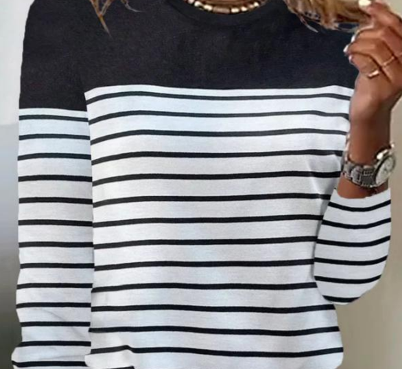 Lilia - Casual gestreept T-shirt