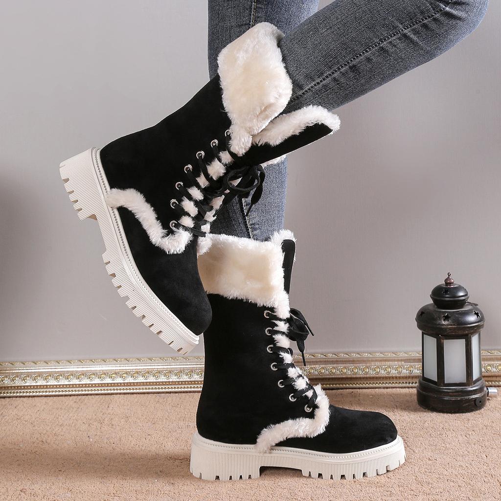 Bella - Warme Winter Snowboots met Imitatiebont voor Vrouwen