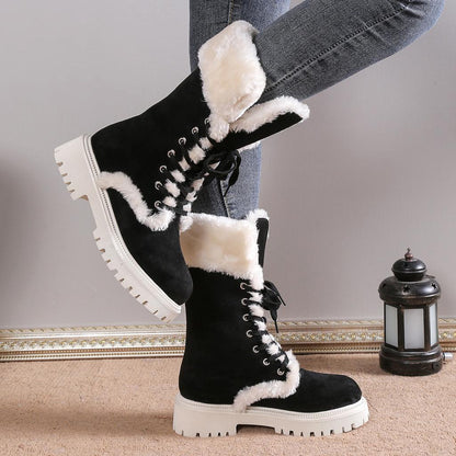 Bella - Warme Winter Snowboots met Imitatiebont voor Vrouwen
