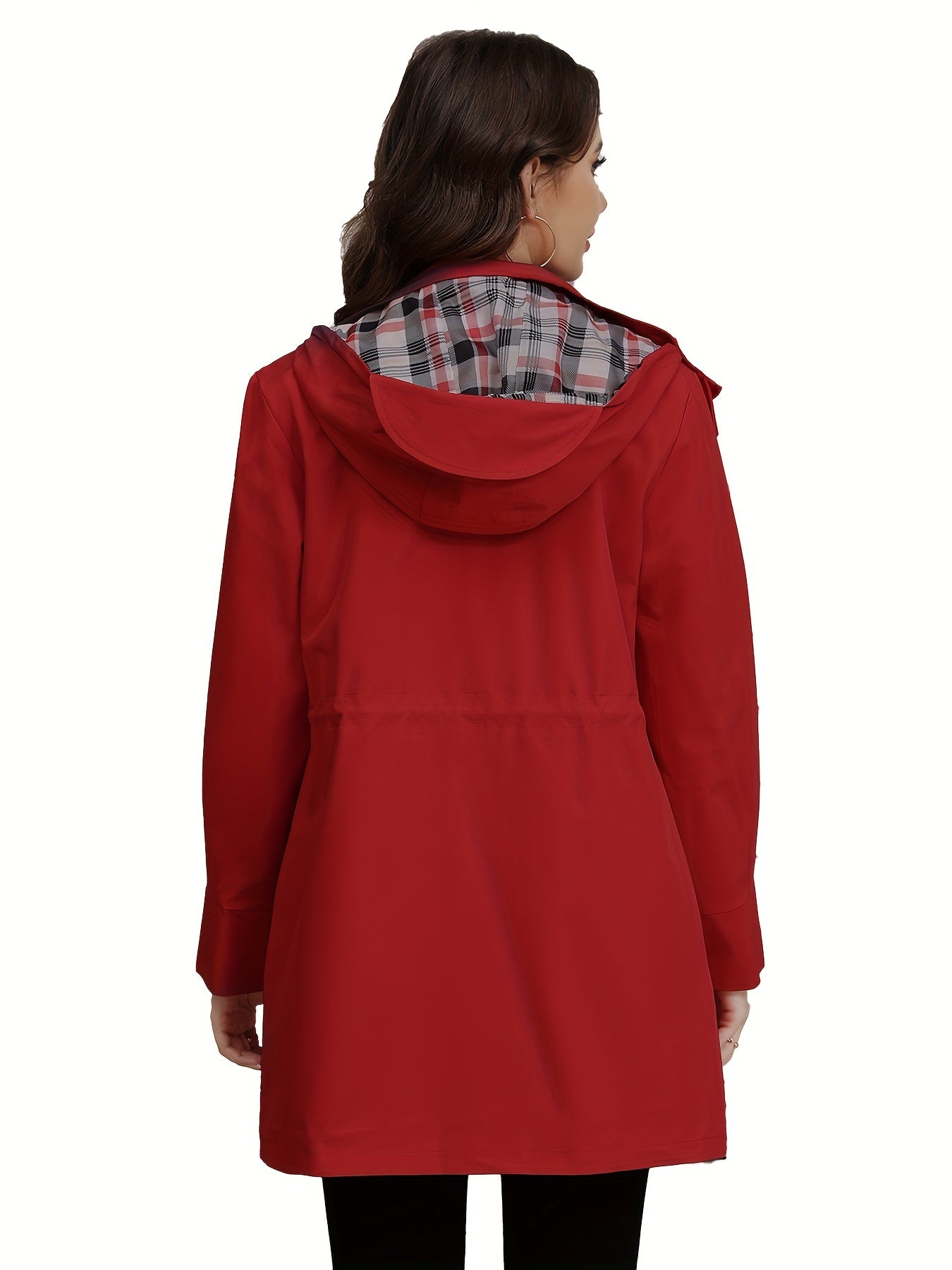 Hasel - Modieuze Hoodie Mantel met Zak voor Dames