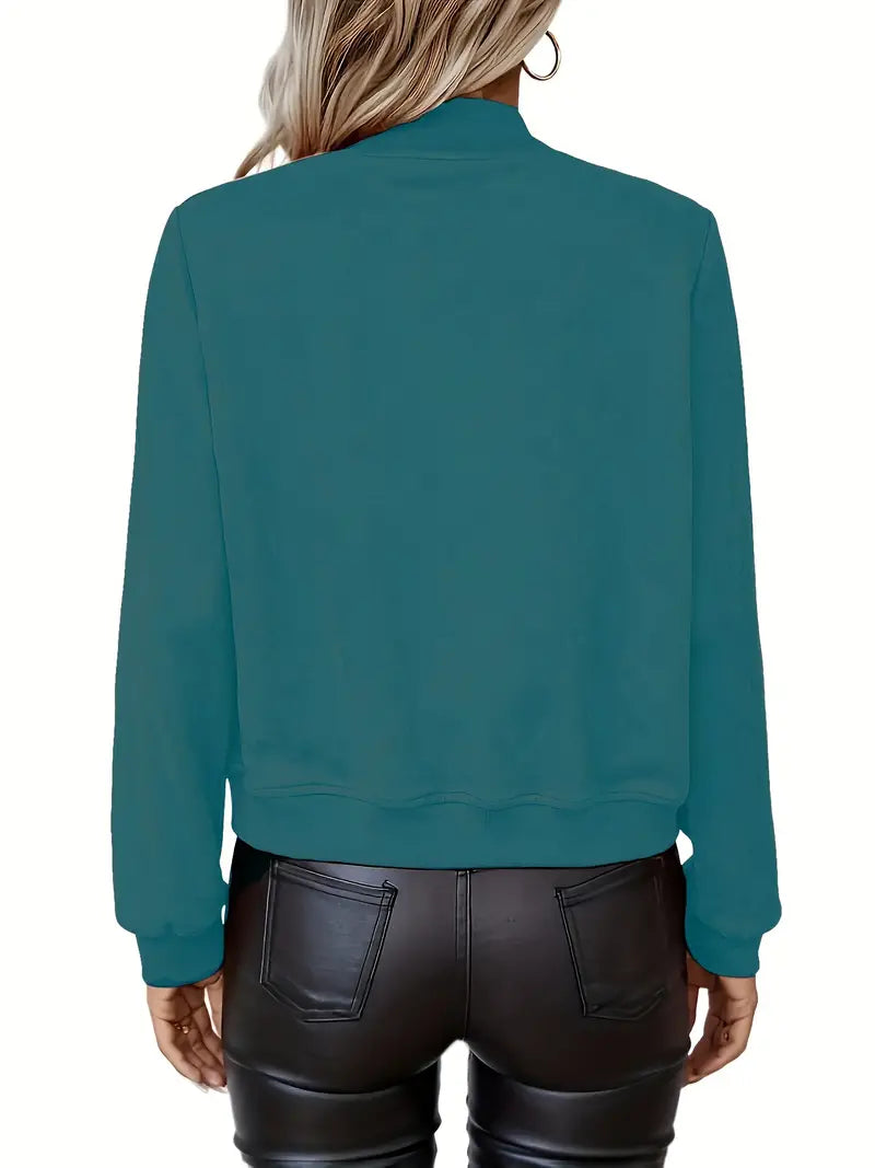 Belina - Solid Rits Voor Eenvoudig Jasje