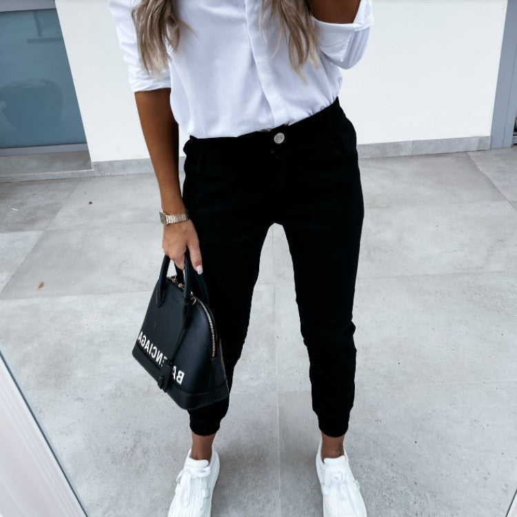 Sascha™ | Zelfverzekerd en stijlvol | Slim fit broek
