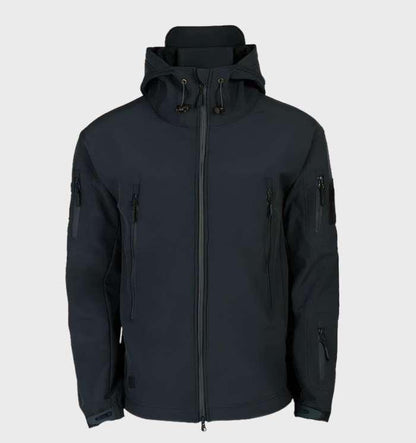 Jason - warm en waterdicht tactisch jack met capuchon en ritssluiting over de hele lengte