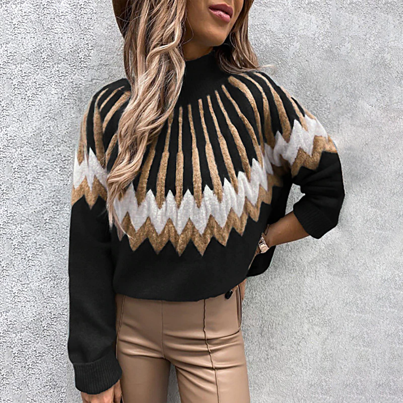 Camilla Coltrui | Luxe oversized designer trui met motief