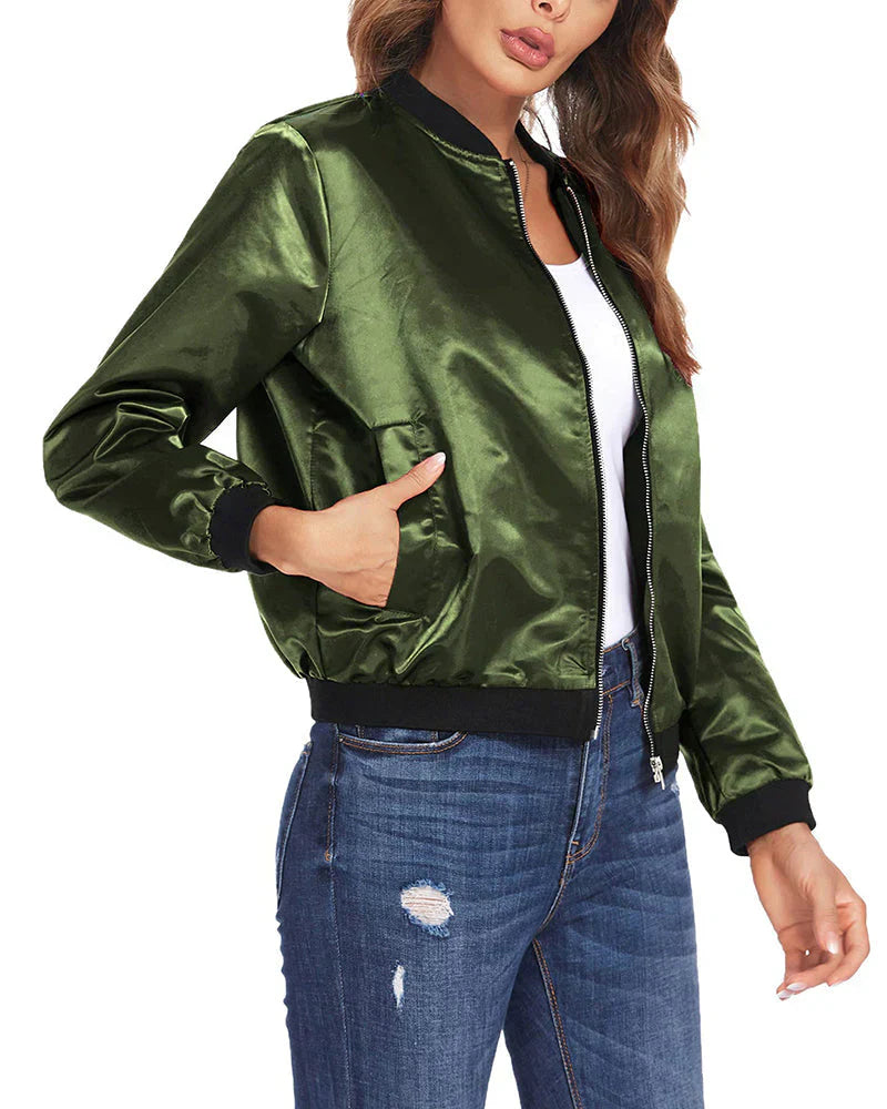 ModeParisienne® Alwina - Stijlvol Bomberjack voor Dames