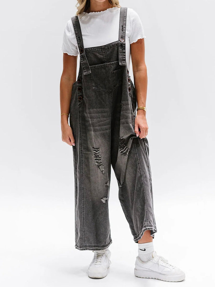 Phillis - Denim Overall