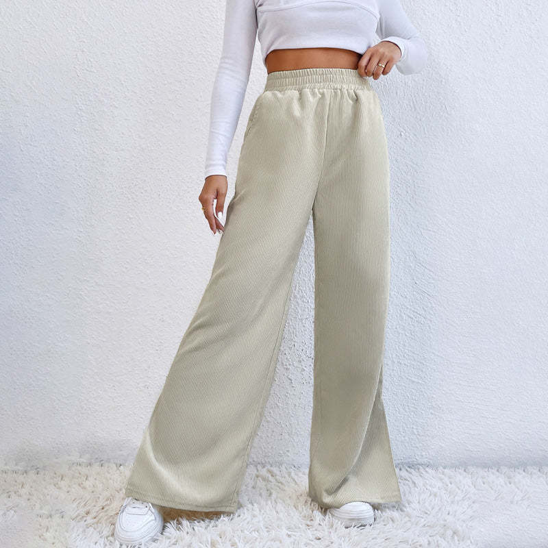 Effen informeel broek voor dames