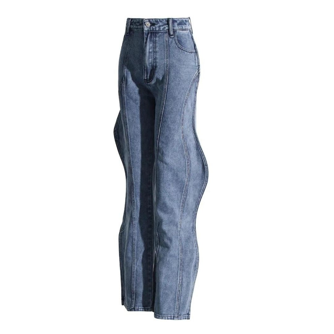 Jeans met hoge taille - Alani