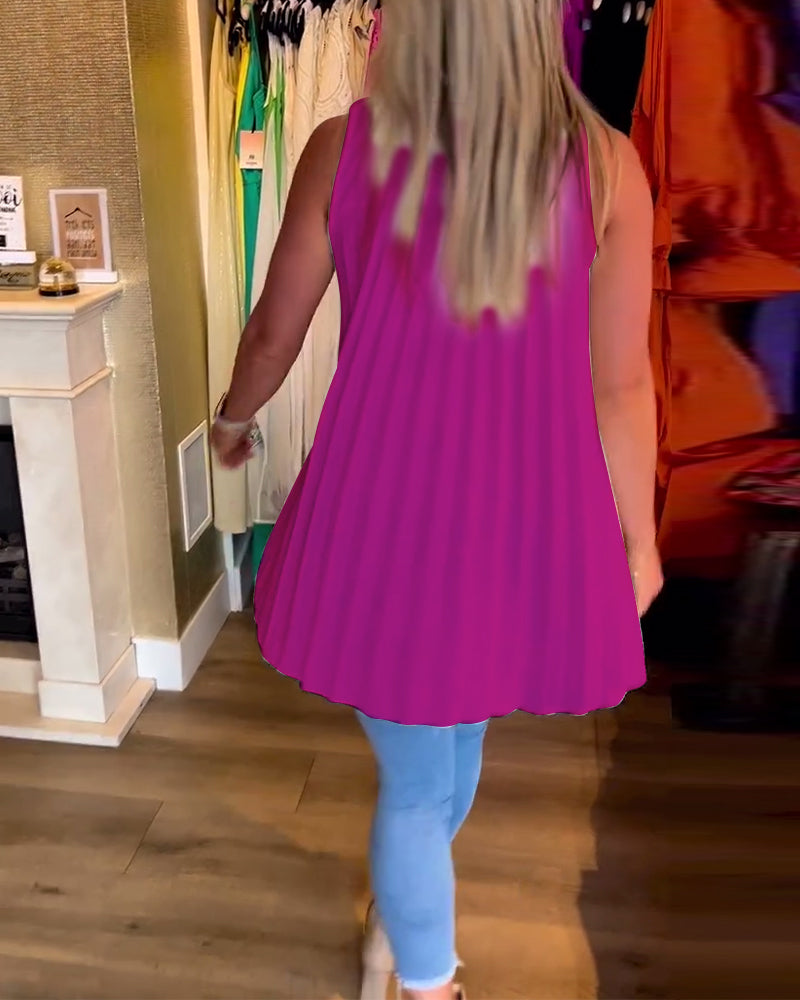 Ilse | luchtige mouwloze tuniek