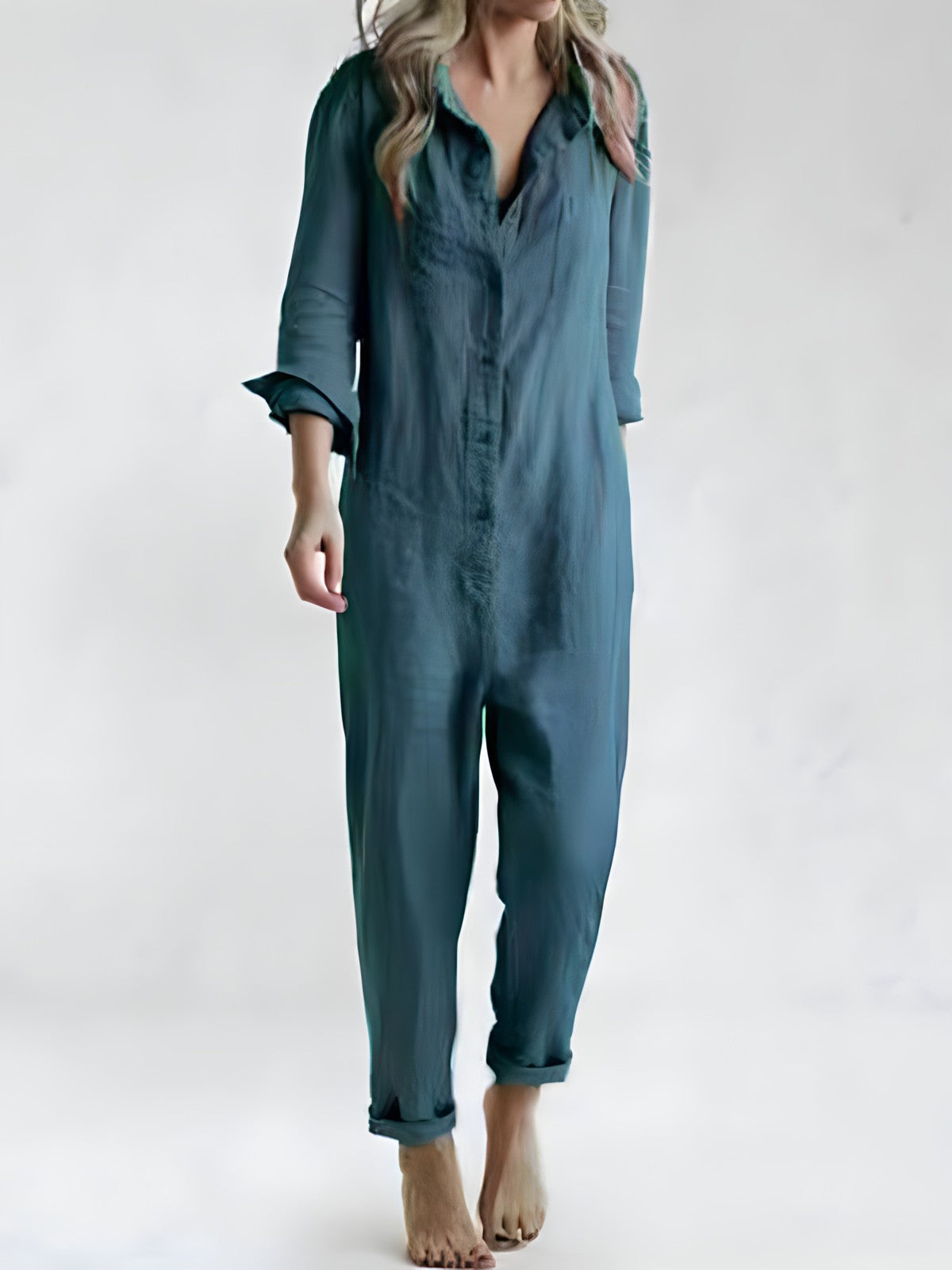 Grace | casual losse jumpsuit met lange mouwen