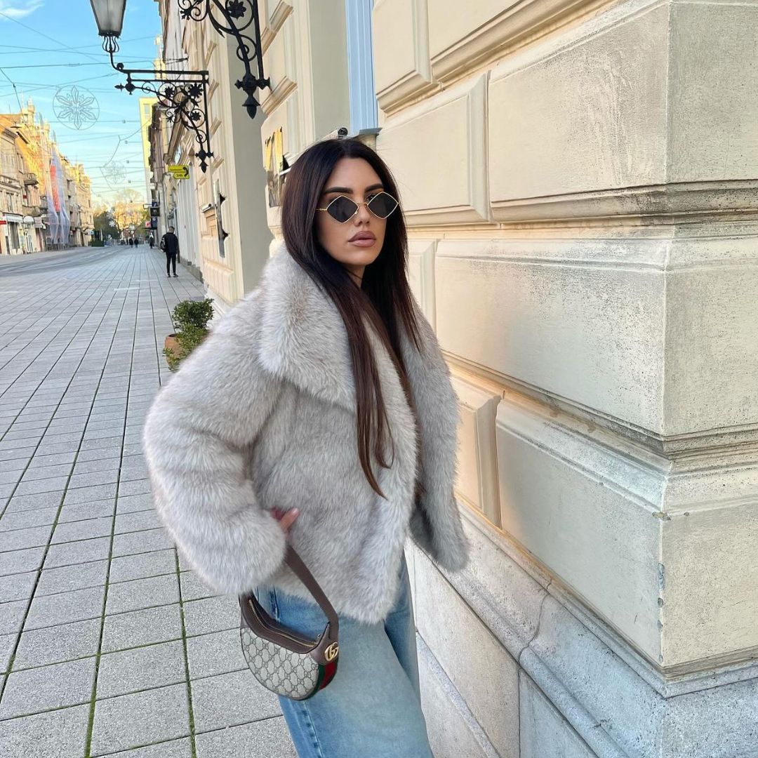 Stella | luxe oversized imitatiebontjas