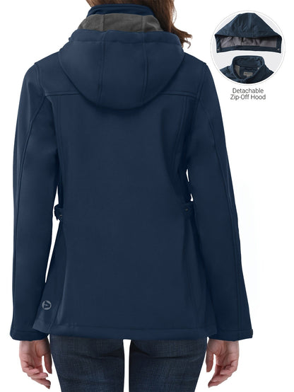Milda - Dames Softshell Jacket - Winddicht, waterafstotend en ademend outdoor-jack