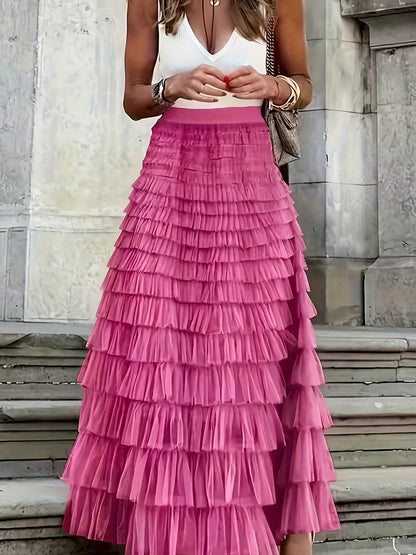 Rok met gelaagde zoom - Amelia