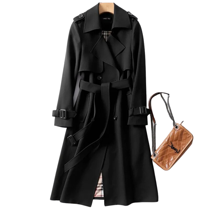 Olivier | klassieke trenchcoat met riem en knoopsluiting