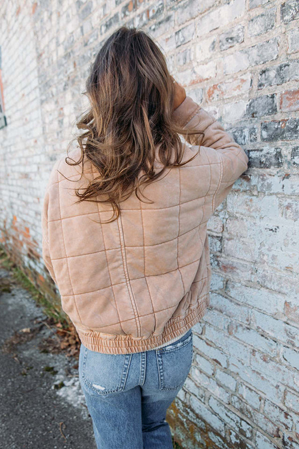 Gevoerde Puffer Jas met Capuchon