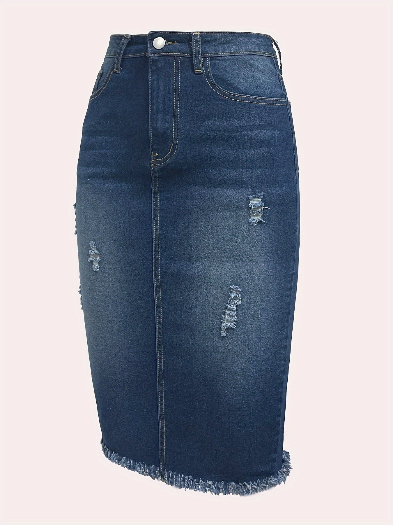 Blauwe Denim Rok - Lily