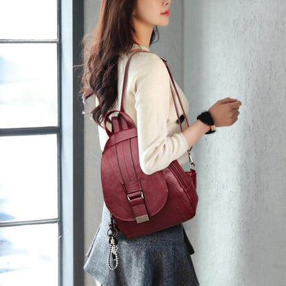 Leren rugzak voor dames | Carolyn