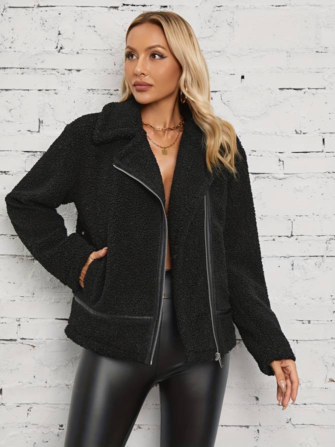 Lange mouwen winterjas