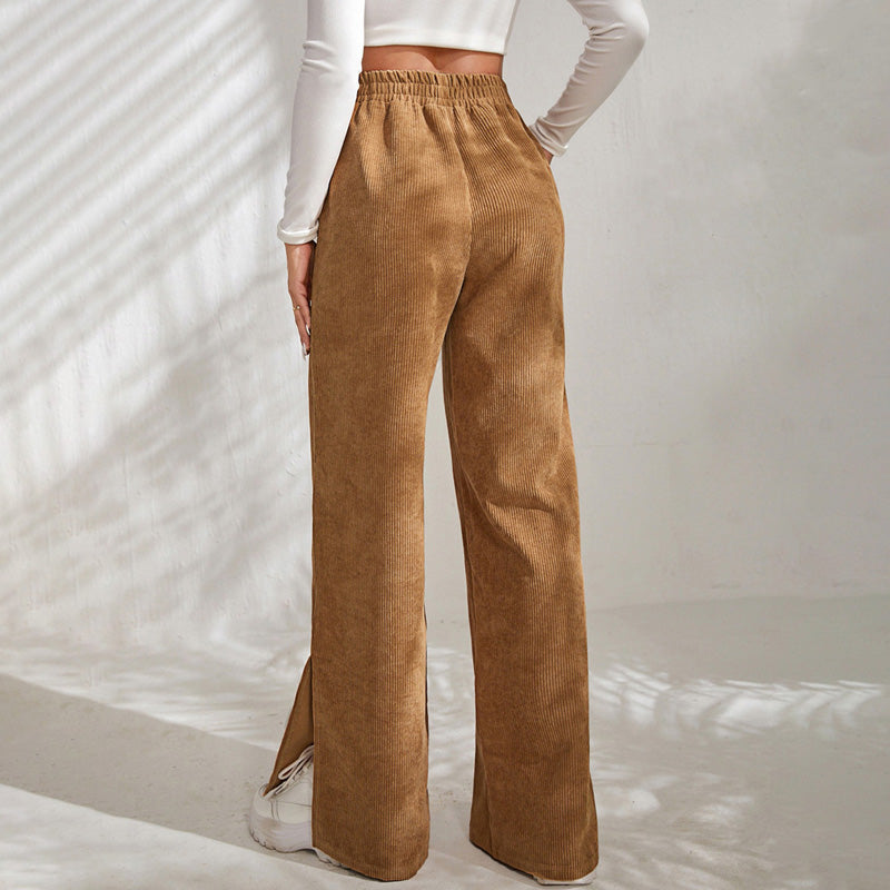 Effen informeel broek voor dames