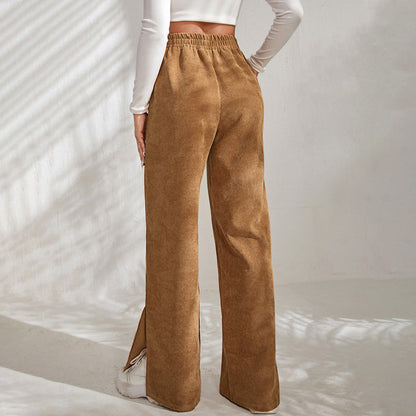 Effen informeel broek voor dames