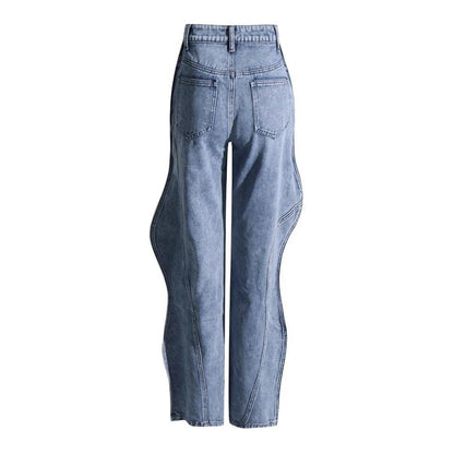 Jeans met hoge taille - Alani