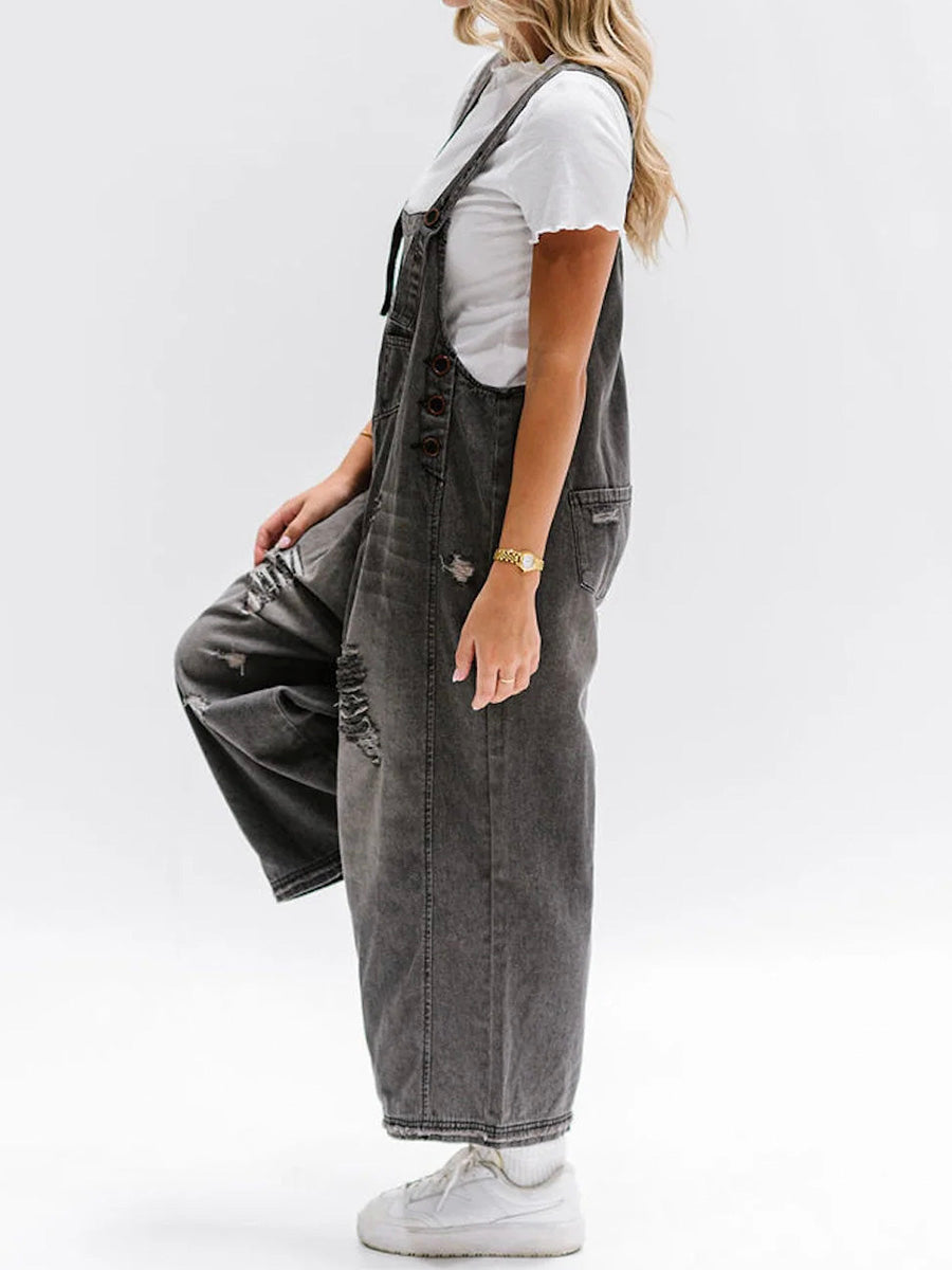 Phillis - Denim Overall