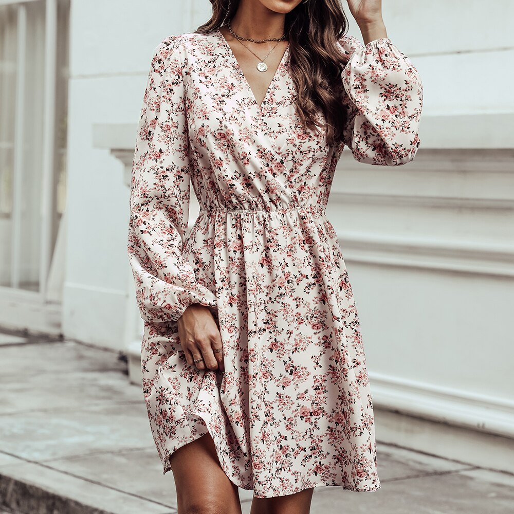 Avian - Bloemen Mini Jurk