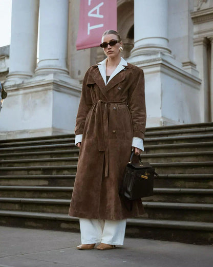 Trendy jas van imitatieleer - Sierra