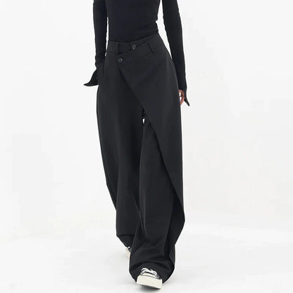 Asymmetrische baggy broek | Abby
