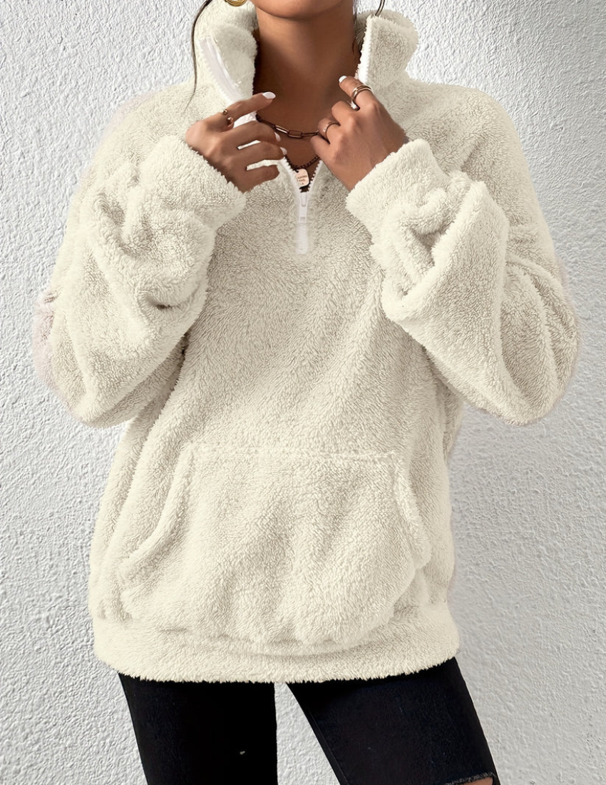 Amara | Fluffy fleece trui