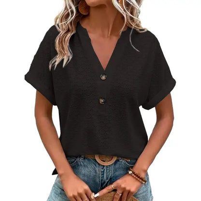 Therese | Ademende v-hals zomer top