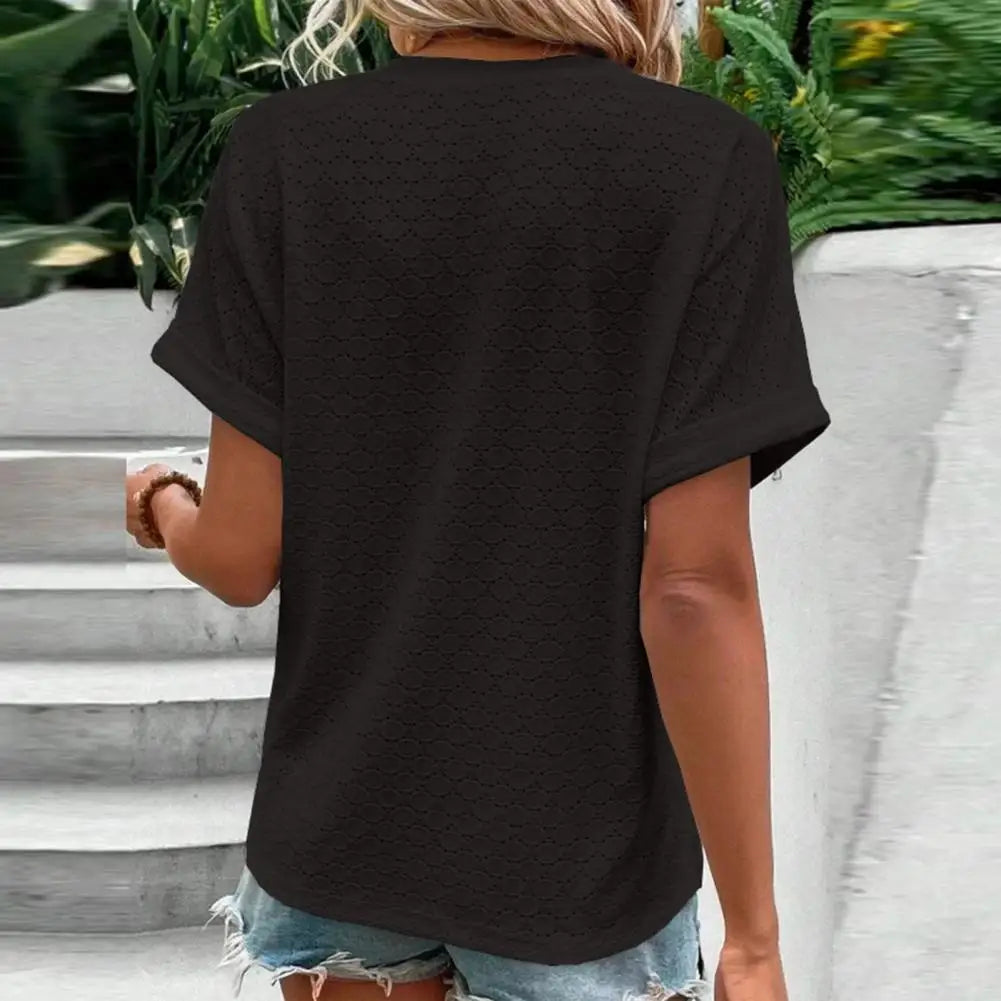 Therese | Ademende v-hals zomer top