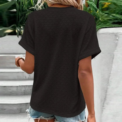 Therese | Ademende v-hals zomer top