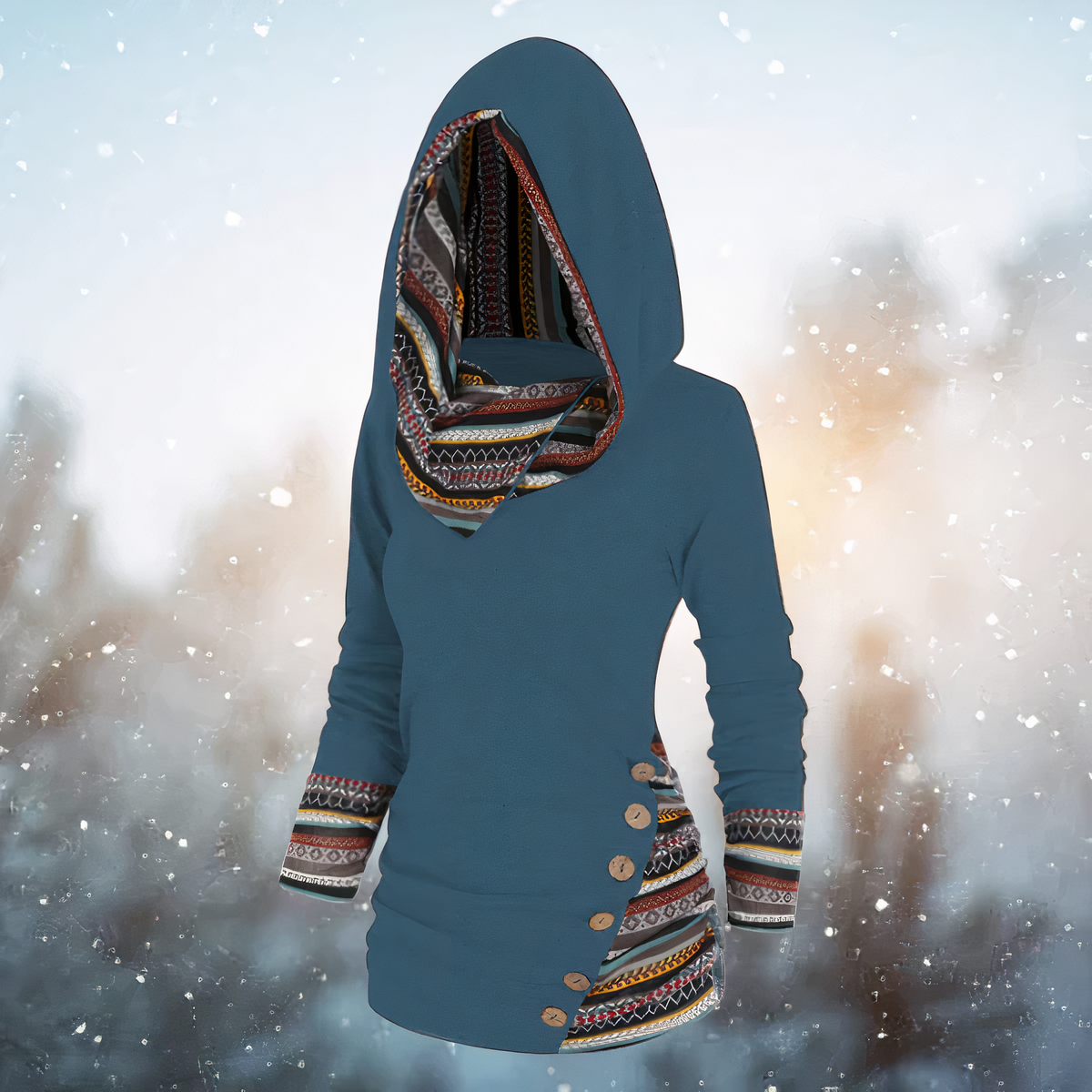 Emma | Stijlvolle tribal hoodie