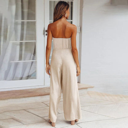 Jasmin | strapless elegante jumpsuit