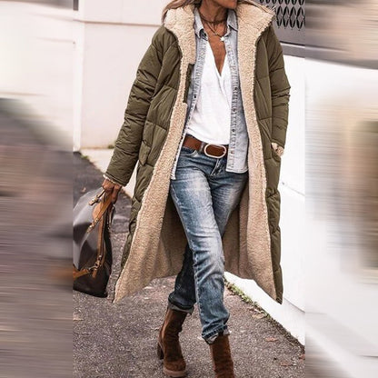 Lange winterjas voor dames