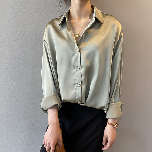 MonAmi Dames Blouses met Lange Mouwen voor een Zomerse Avond