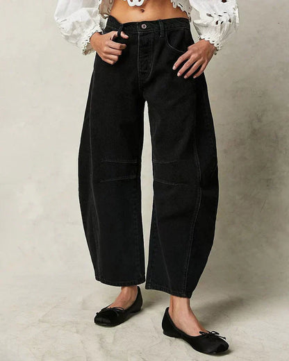 Chiarra - Barreljeans met middelhoge taille voor dames