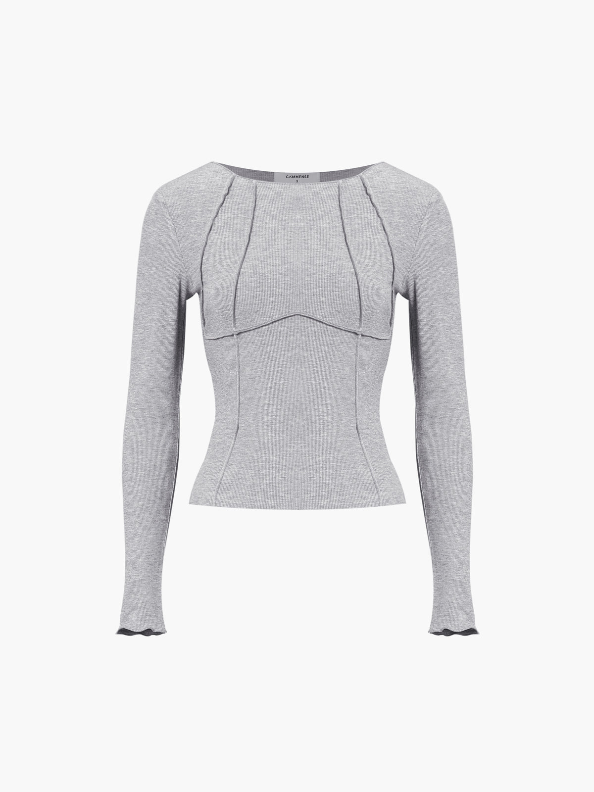 BEAUVOGUE - Basis Bies Lange Mouw Top